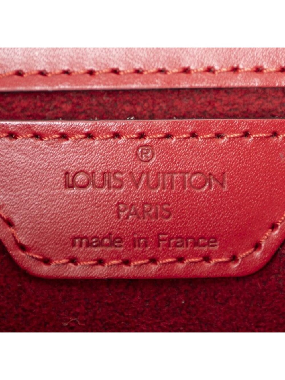 Louis Vuitton Saint Jacques Long Strap Red Epi Messenger Bag - Picture 10 of 10